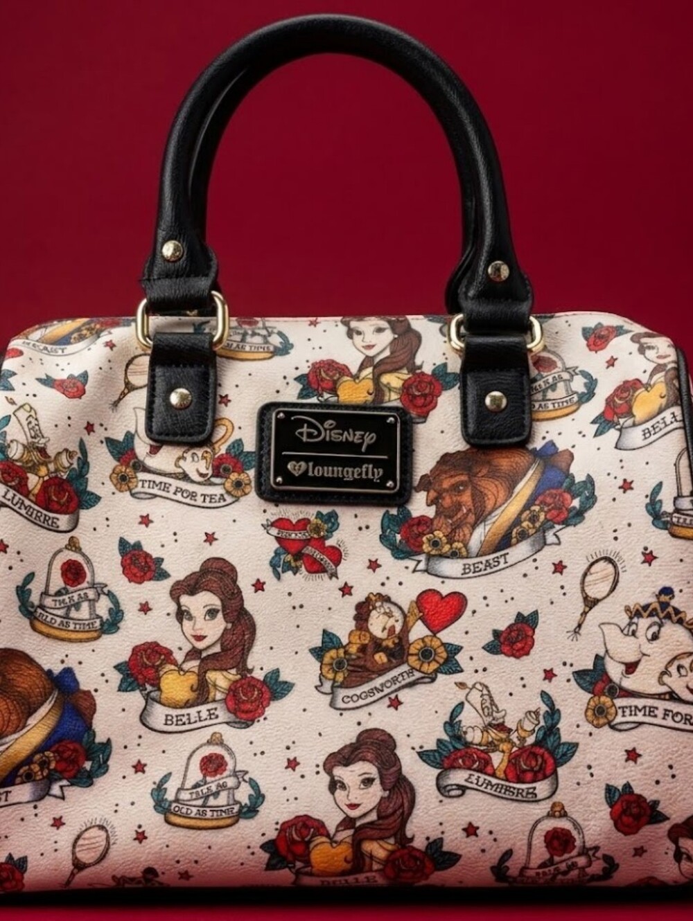 Disney Loungefly Hand Bag Beauty And The Beast